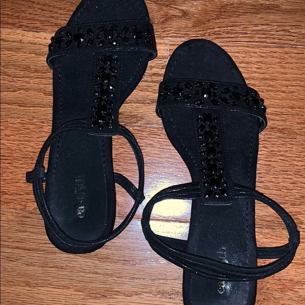 black heels